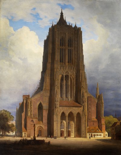 The Ulm Minster by Max Emanuel Ainmiller